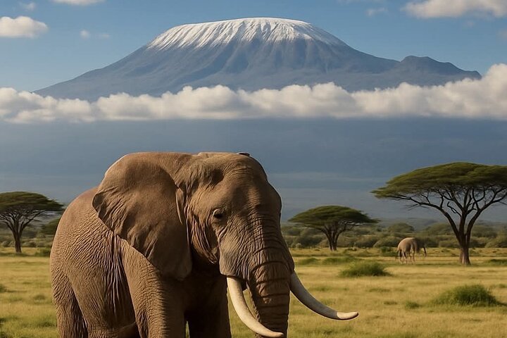 Amboseli National Park, set against the backdrop of Mount Kilimanjaro, offers iconic views and close encounters with large elephant herds, along with abundant wildlife and unique landscapes. Perfect for photographers and nature lovers! Amboseli National Park, nestled at the base of Africa’s tallest peak, Mount Kilimanjaro, is famous for its breathtaking landscapes and iconic elephant herds. This unique park offers some of the best wildlife viewing in Kenya, where elephants, lions, cheetahs, and giraffes roam freely across open plains, wetlands, and acacia woodlands. Known as the "Land of Giants," Amboseli provides spectacular photo opportunities with Kilimanjaro as a majestic backdrop. Ideal for wildlife enthusiasts and photographers, Amboseli delivers an unforgettable safari experience in one of Kenya's most scenic and cherished national parks. 
